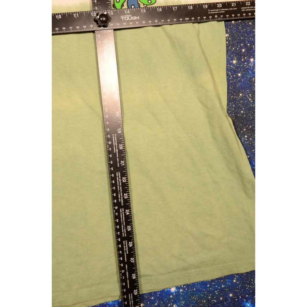Real Bad Man Shirt Mens Medium Blue Green Tie Dye Sun Graphic Made in USA RBM‎ - Picture 6 of 8